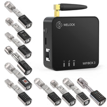 Load image into Gallery viewer, Welock WiFi Box3 for Airbnb Remote Unlocking and Connection with Alexa/Intercom Wifi Gateway
